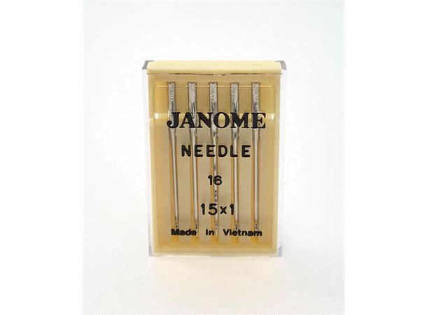 Janome Universal nål #16/100 5 stk 130/705H  16/100  (G085)