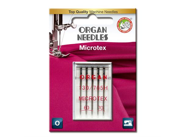 Organ Microtex  nål  60-70 ass. 5 stk 130/705H 60/8-70/9