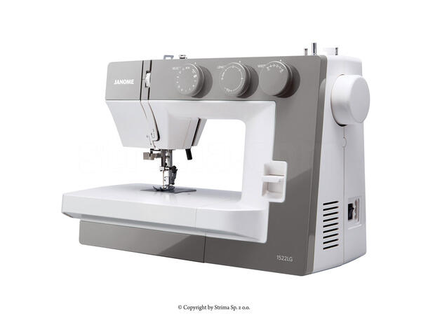 DEMO: Janome 1522 Lys Grå Symaskin Maskina er som ny, Full garanti. 