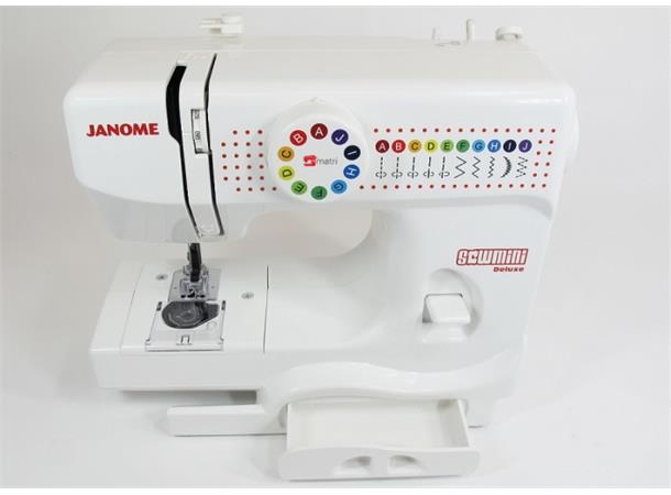 Janome Sew Mini DeLuxe Symaskin for barn. 
