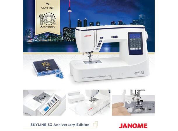 NYHEIT: Janome Skyline S3a Anniversary E Elektronisk symaskin 