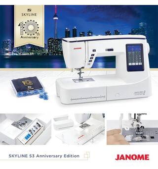 NYHEIT: Janome Skyline S3a Anniversary E Elektronisk symaskin