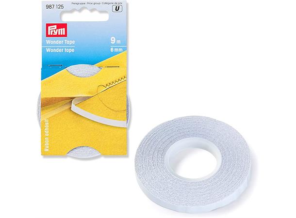 Prym Wonder tape – 6mm x 9m Forsvinn i vask.