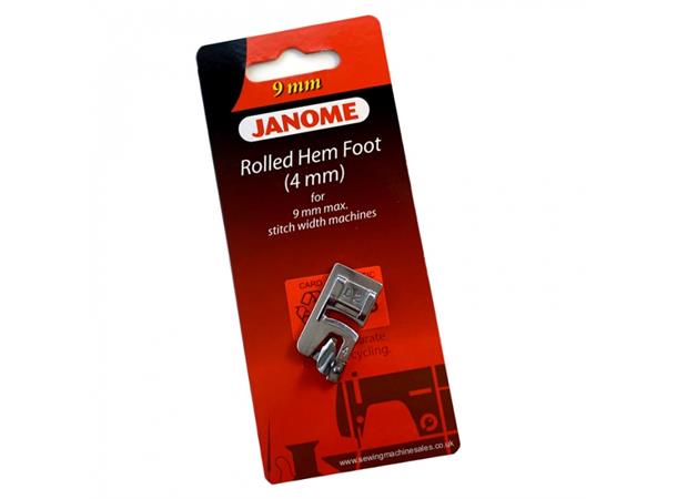 Trykkfot Janome Faldefot D2 4mm Gruppe 1, 1A, 1B, 1C, 1D 