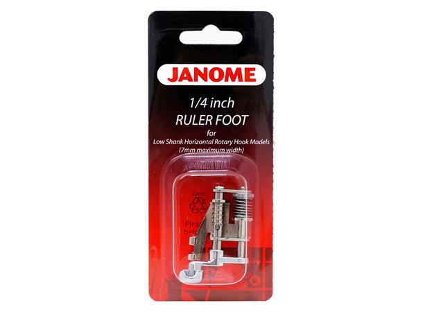 Trykkfot Janome Linjalfot 1/4" Gruppe 1, 1A, 1B, 1C, 1D, 2, 2A, 2B, 2C 