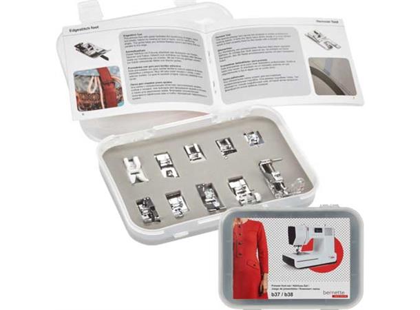 Trykkfotsett Bernina Bernette B37/B38 Strort trykkfotsett, 10stk. ass. 