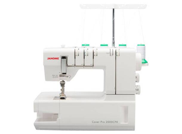 BRUKT: Janome Cover Pro 2000CPX Coverstitch maskin. GARANTI! 