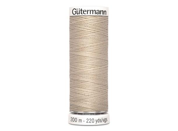 Gütermann No. 100 Polyester 200m 722 Alle stoffers tråd - 200m F722 