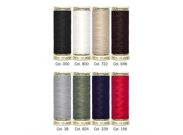 Gütermann Polyester 100 8stk. 100m ass 8stk. ass. 100m polyester no. 100 