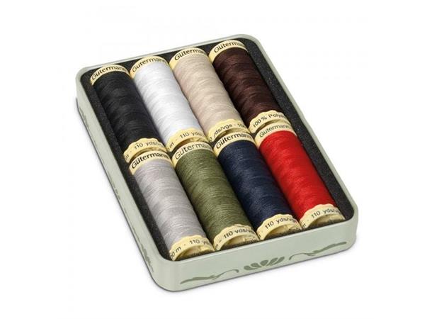 Gütermann Polyester 100 8stk. 100m ass 8stk. ass. 100m polyester no. 100 
