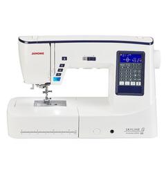 Janome Skyline  S5AE Anniversary Edition Stor, flott symaskin. 9mm sting breidde.