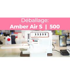 KAMPANJE: Husqvarna AMBER AIR S500 Overlock maskin