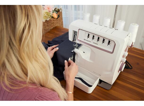 KAMPANJE: Husqvarna AMBER AIR S500 Overlock maskin 