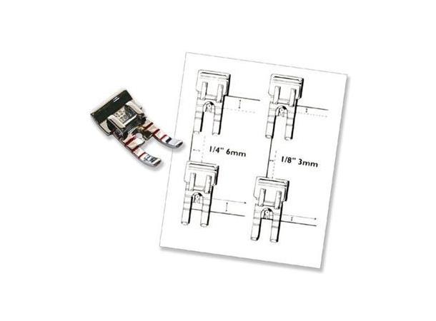 Trykkfot Husqvarna 1/4" Patchwork fot Passer til Husqvarna Gr. 1-2-3-4-5-6-7-8