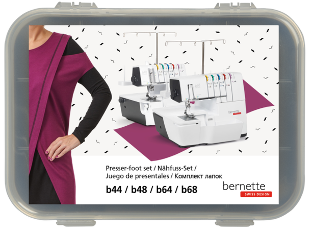 Trykkfotsett Bernina Bernette B44, B64 Bernette B44, B48, B64, B68 