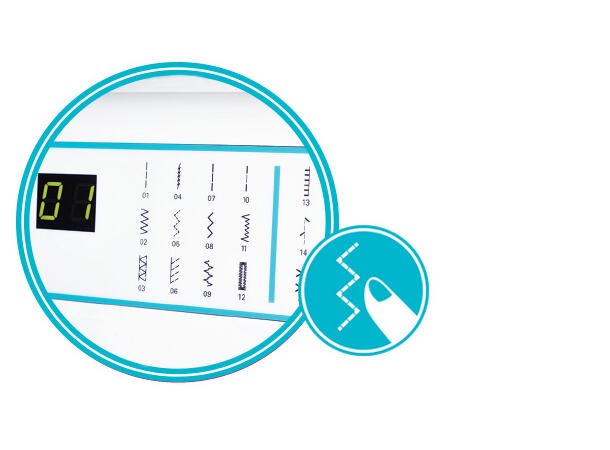 DEMO: Smarter by Pfaff 260c Elektronisk Som ny, Garanti 