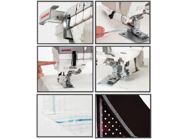 JUNI TILBOD:Janome CP 3000P Coverstitch Chain off og top cover! kupp!