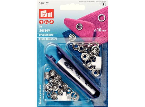 PRYM  Nagletrykknapp JERSEY kobber Kobber 10 mm 9 stk. 