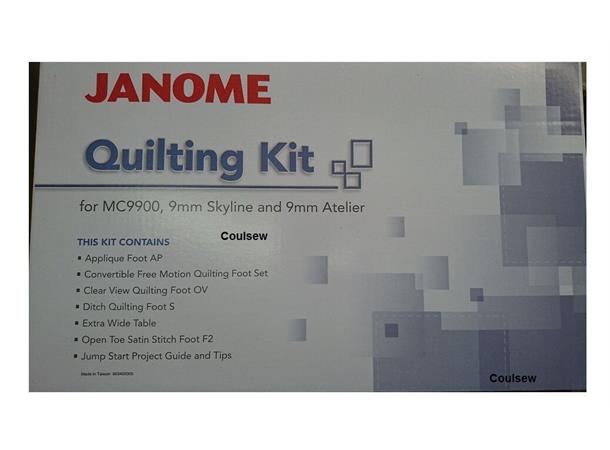 Sybrett+Quiltesett til Janome Skyline Stort sybrett + Quiltesett 