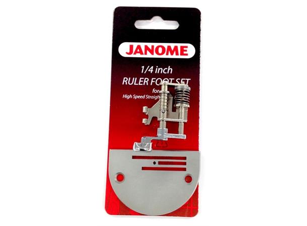 Trykkfot Janome Linjalquiltefot set 1/4" Gruppe 5 (HD9, 1600P) 