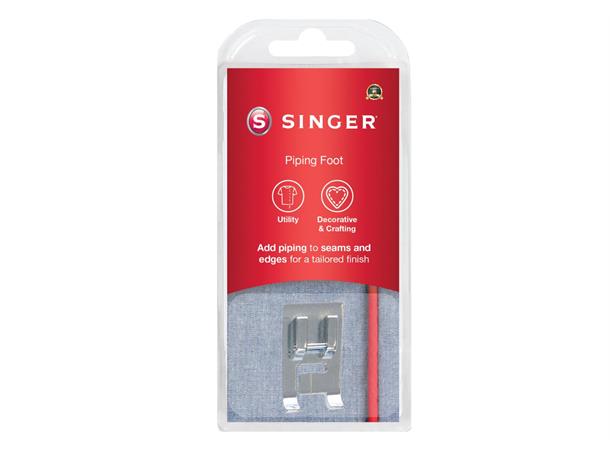 Trykkfot Singer Piping/Roulor fot Passer til Singer + mange merker 