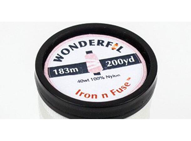 Wonderfil Iron 'n fuse Kvit, 183m Spesialtråd. WT40, 183m 