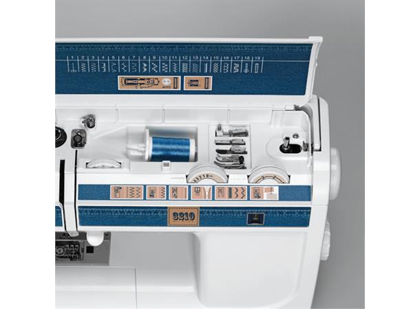 DEMO: Elna 3210 Jeans Symaskin DEMO SYMASKIN, SOM NY, GARANTI! 
