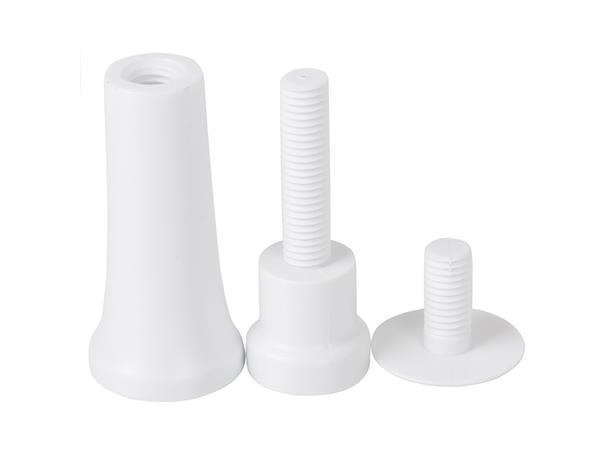 Føtter til plexiglass sybrett/sybord 6pk Passer til Husqvarna og Pfaff 