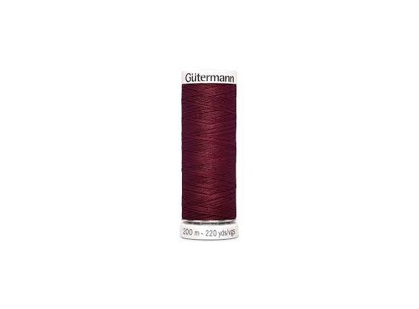 Gütermann No. 100 Polyester 200m 368 Alle stoffers tråd - 200m 368 Vin 