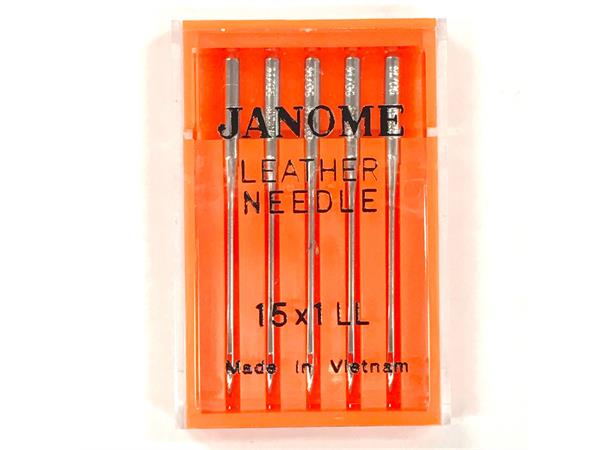 Janome skinn nål  #16/100 5 stk 130/705H 16/100 (G094)