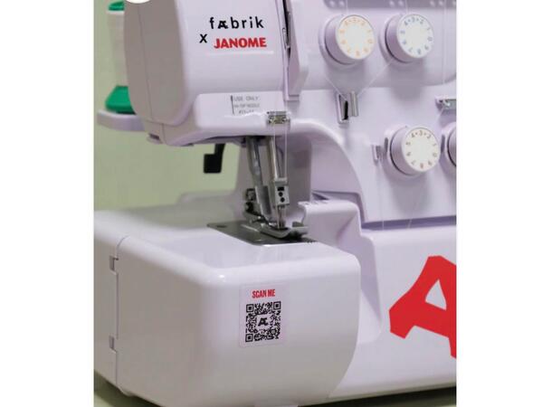 NYHEIT: Janome 4D Fæbrik Overlock Få med Gratis:  Fabrik-kids nye sybok 