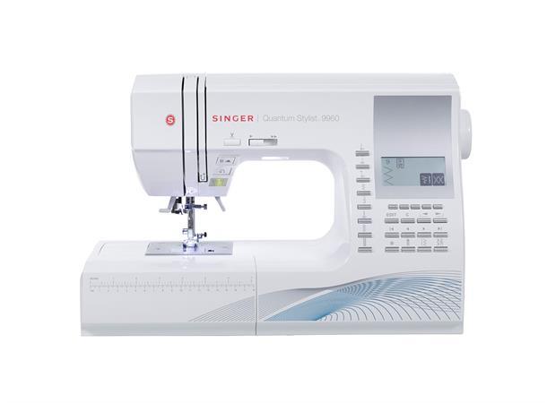 Singer Quantum Stylist 9960 Symaskin Inkl. stort sybrett, overtransportør m.m 