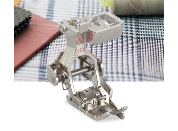 Trykkfot Bernina 57D Inch fot m/Guide Passer til Bernina D, Ea3-4, Eb2, F 