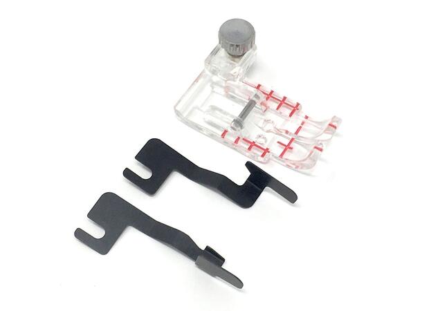 Trykkfot Janome 3-i-1, 1/4", 1/8", Ditch Gruppe 2, 3 