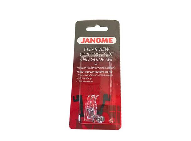 Trykkfot Janome 3-i-1, 1/4", 1/8", Ditch Gruppe 2, 3 