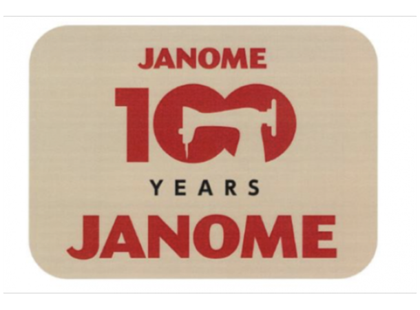 Filtmatte for symaskiner, Janome logo Liten, Str. 32cm x44cm