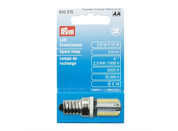 Lyspære LED Skru sokkel E14 16x52mm Prym 2,5W - 15 210lm, 3000K PRYM 