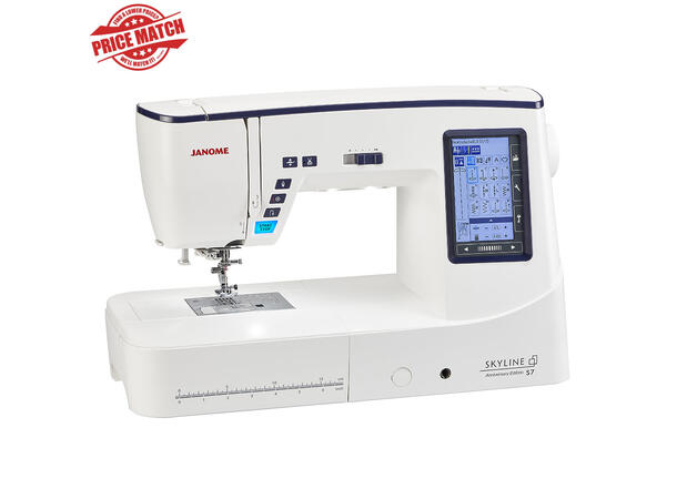NYHEIT! Janome Skyline S7 Anniversary Ed Ny oppgradert modell. 