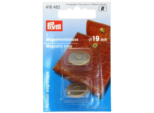 Prym Magnetisk knapp 19mm Anntik mesing 19 mm 1 stk. 
