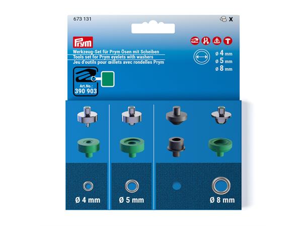 Verktøysett Prym - Vario Creative Tool Verktøysett til maljer i 4mm, 5mm og 8mm 