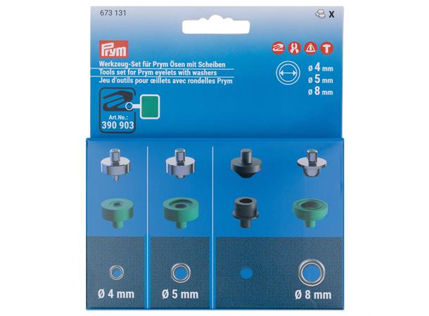 Verktøysett Prym - Vario Creative Tool Verktøysett til maljer i 4mm, 5mm og 8mm 