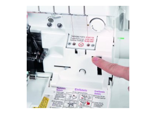 Baby Lock Victory Overlock Overlock med lufttreding av undergripern 