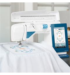 DEMO: Husqvarna Sapphire 85 Broderisymas Leverast med  broderimodul