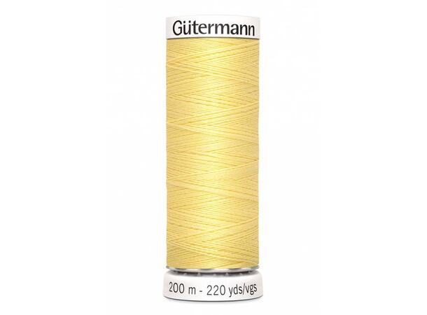 Gütermann No. 100 Polyester 200m 578 Alle stoffers tråd - 200m F578 GUL 