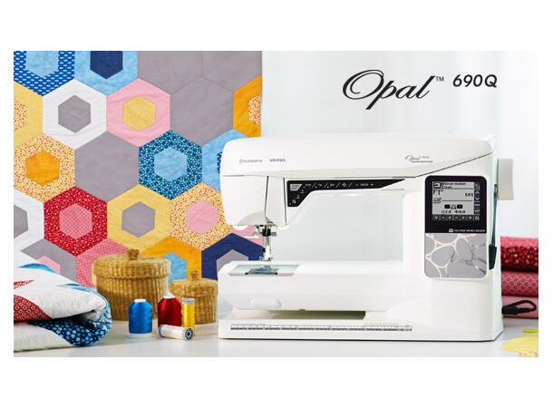 Husqvarna Viking Opal 690Q Flott elektronisk symaskin! 