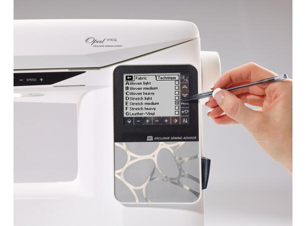 Husqvarna Viking Opal 690Q Flott elektronisk symaskin! 