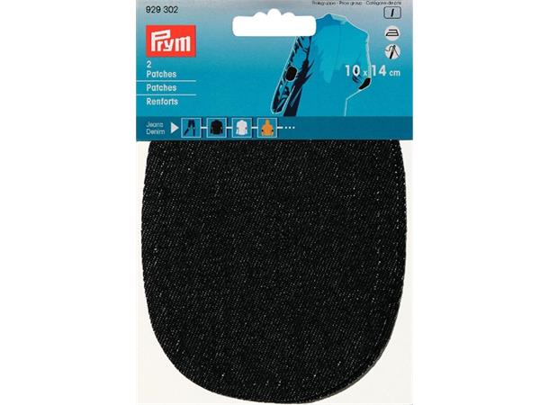 Prym Reparasjonslapper Jeans Svar, 2stk. 10 x 14 cm, Strykast el. syast på.