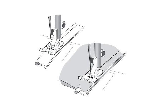 Trykkfot Husqvarna Passpoalfot Passer til Husqvarna Gr. 1-2-3-4-5-6-7-8 