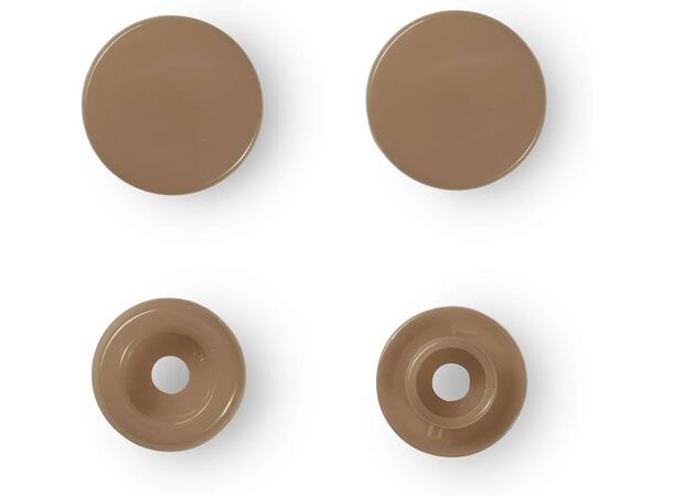 Prym Color Snaps trykknapp 12,4mm 30stk. Plastknapp farge: Gold-SilverRunde 
