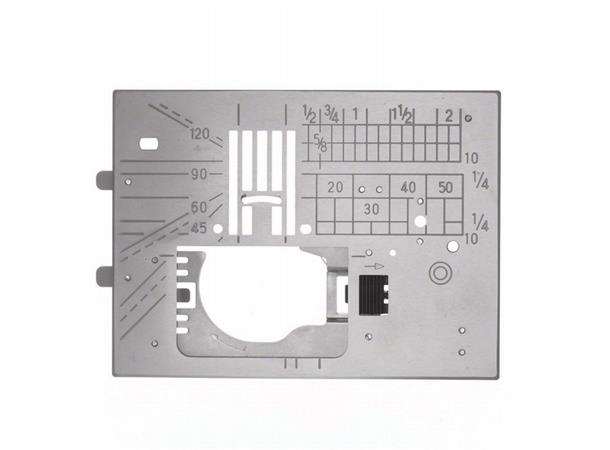 Stingplate Janome MC8200QC/8900QCP NR. 859045 på undersida av stingplata 